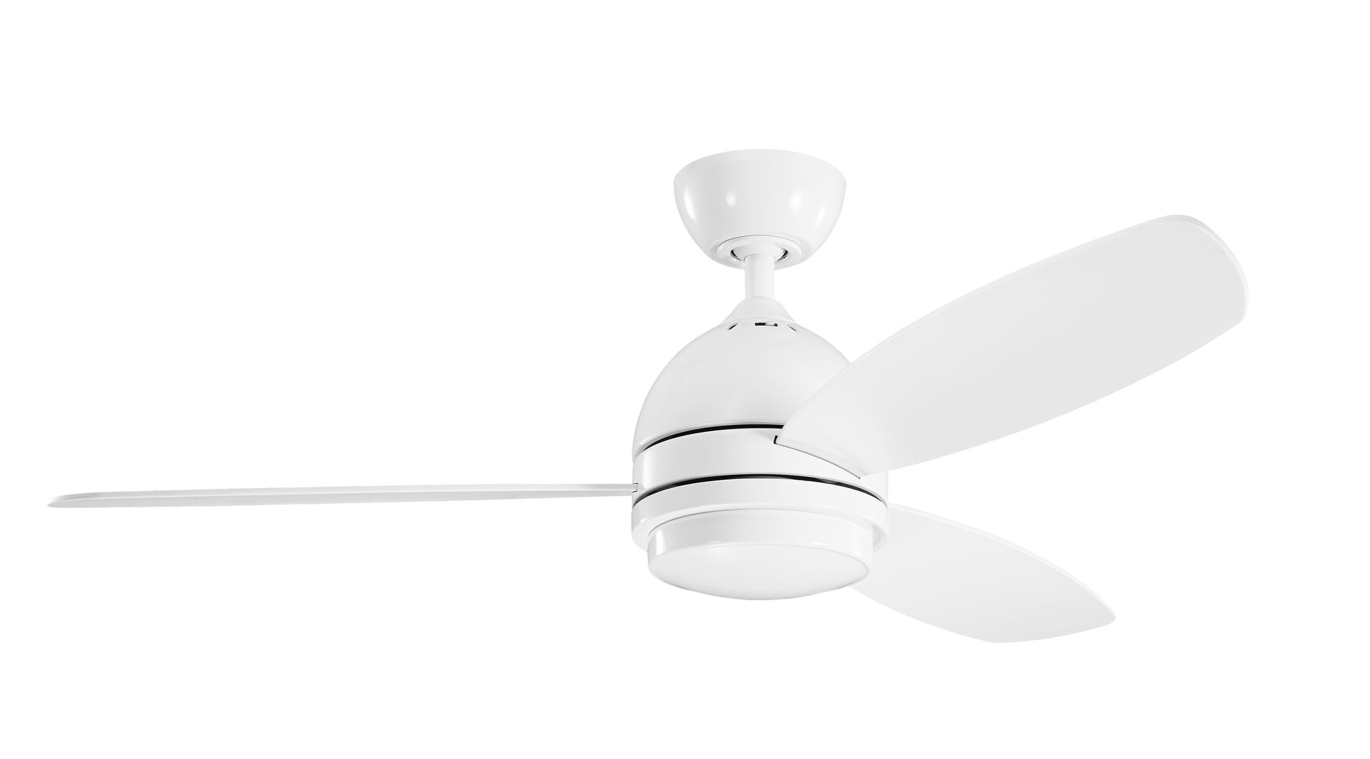 VASSAR Ventilateur Blanc DEL INTÉGRÉ - 330002WH | KICHLER