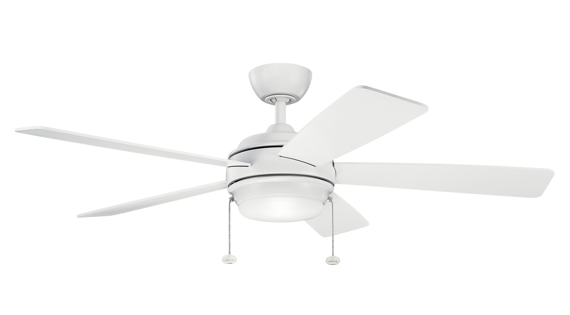 STARKK Ventilateur Blanc DEL INTÉGRÉ - 330174MWH | KICHLER