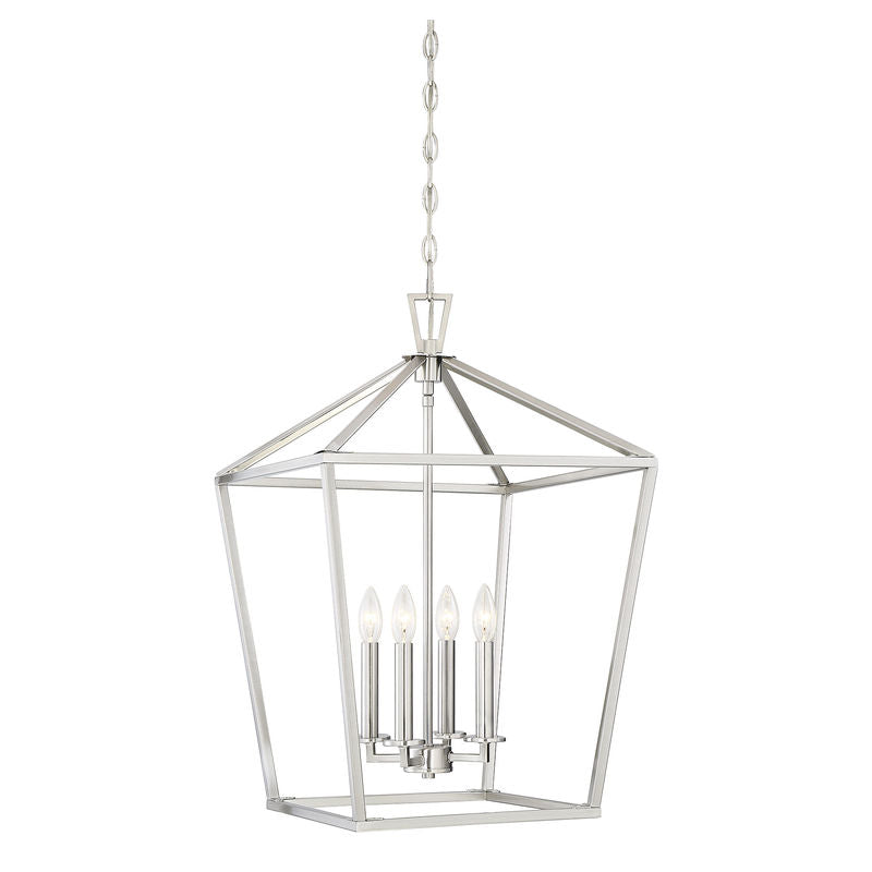 TOWNSEND Chandelier Nickel - 3-321-4-SN | SAVOYS