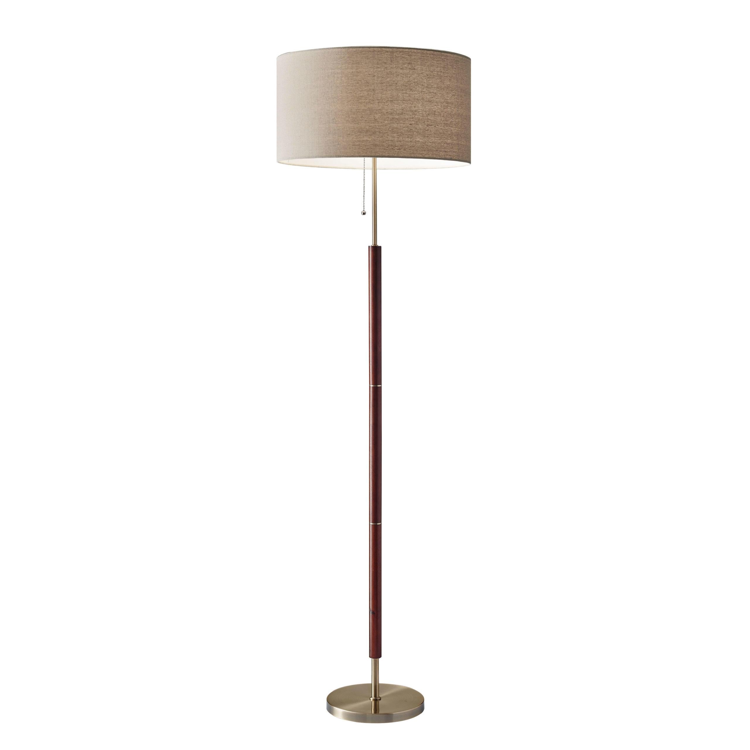 HANOVER Lampe sur pied Bois, Or - 3377-15 | ADESSO