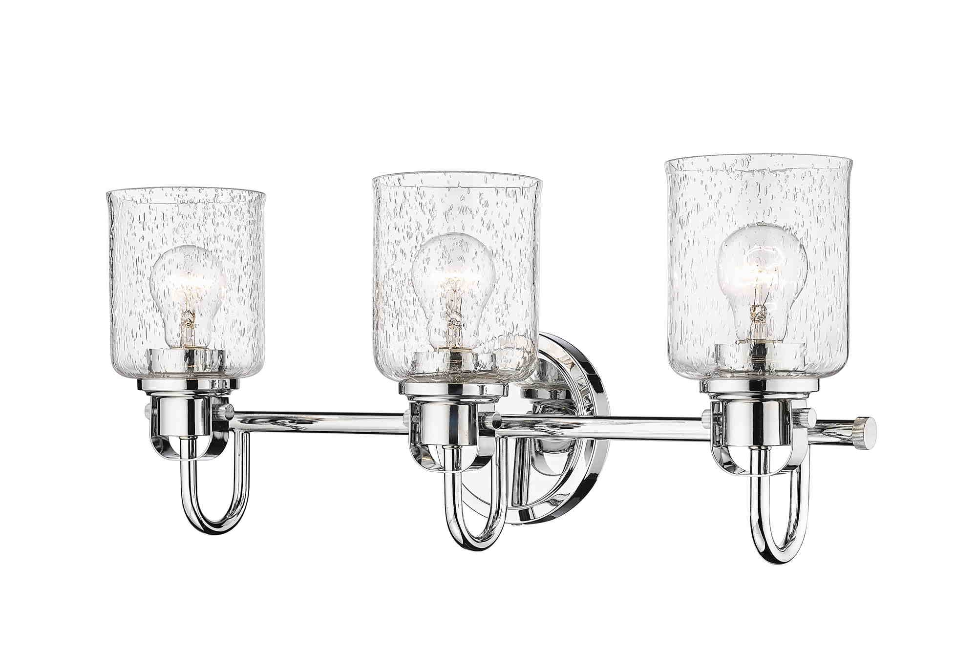 KINSLEY Bathroom wall sconce Chrome - 340-3V-CH | Z-LITE