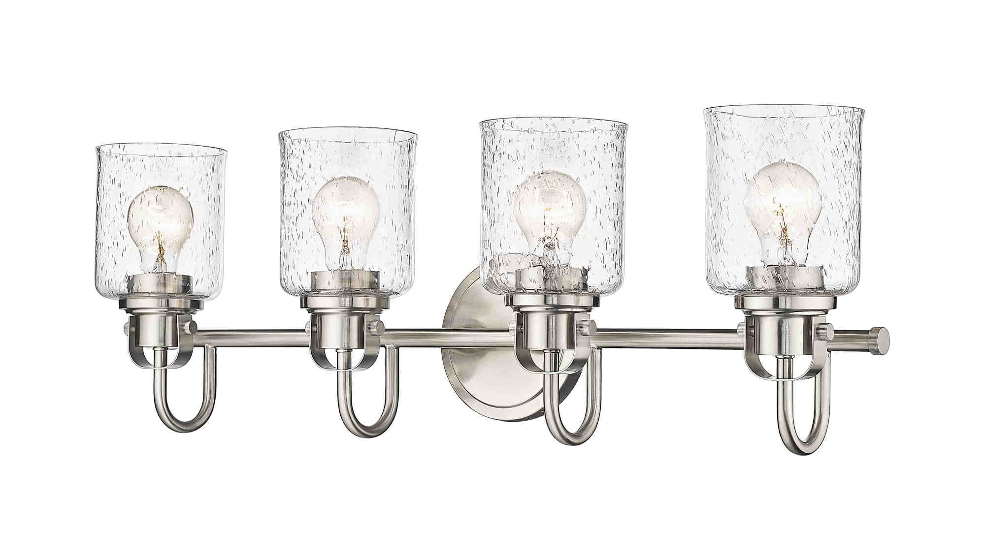 KINSLEY Bathroom wall sconce Nickel - 340-4V-BN | Z-LITE