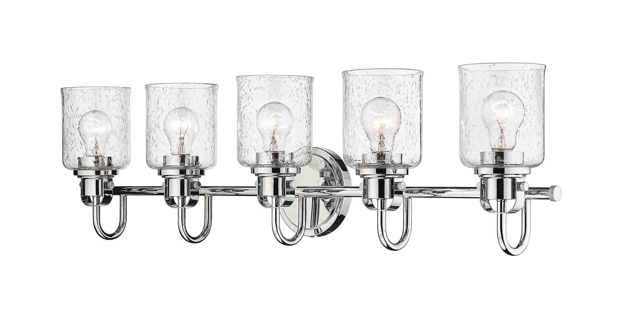 KINSLEY Bathroom wall sconce Chrome - 340-5V-CH | Z-LITE