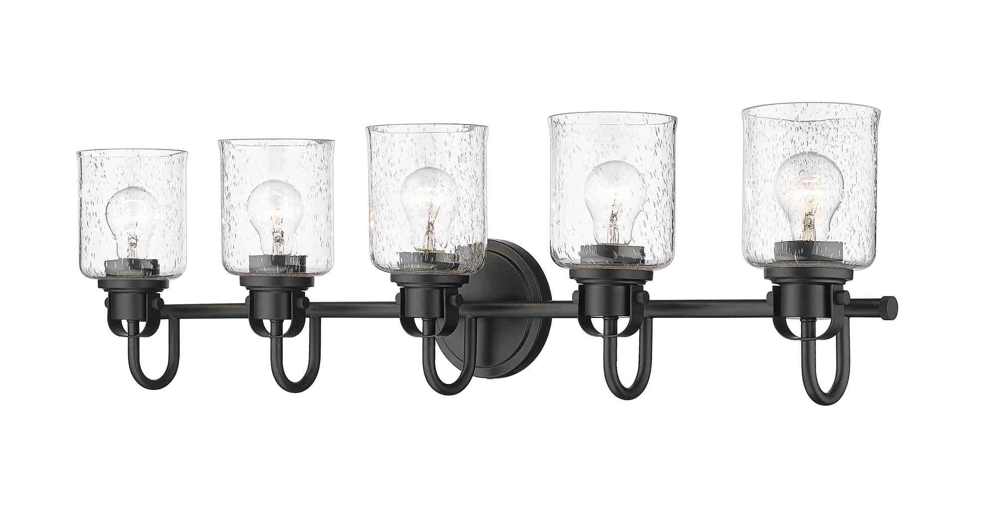 KINSLEY Bathroom wall sconce Black - 340-5V-MB | Z-LITE