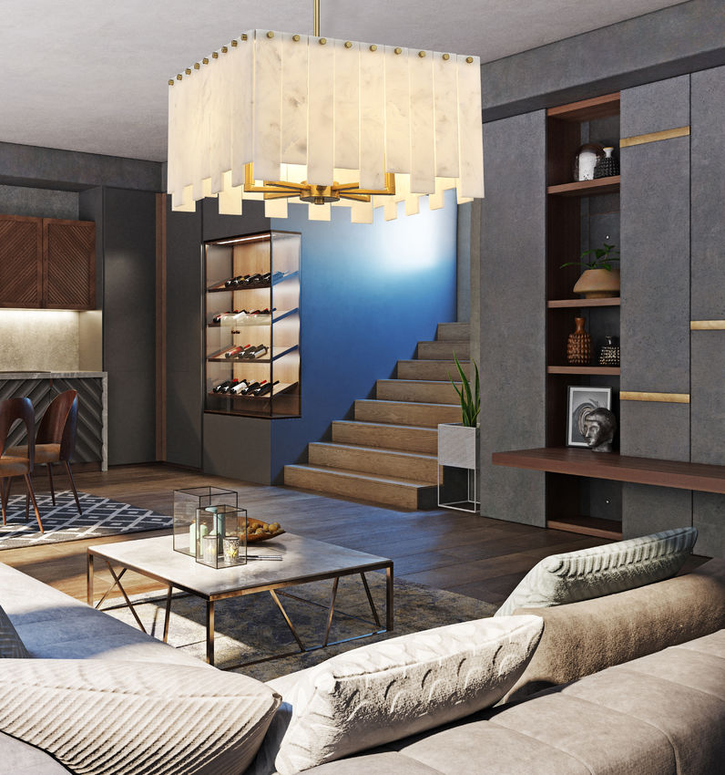 VIVIANA Suspension Or - 345P20-RB | Z-LITE