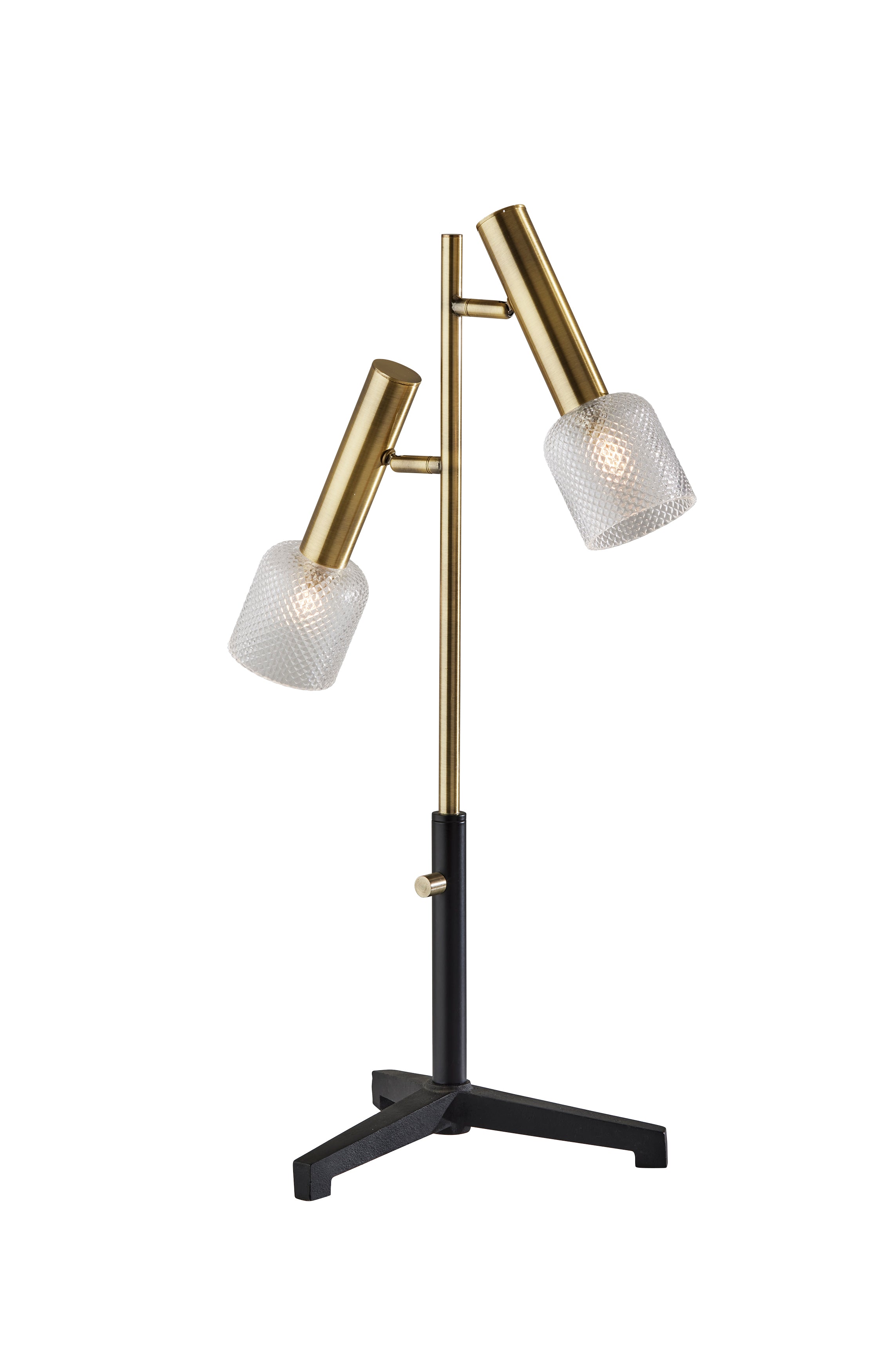 MELVIN Table lamp Black, Gold - 3551-21 | ADESSO