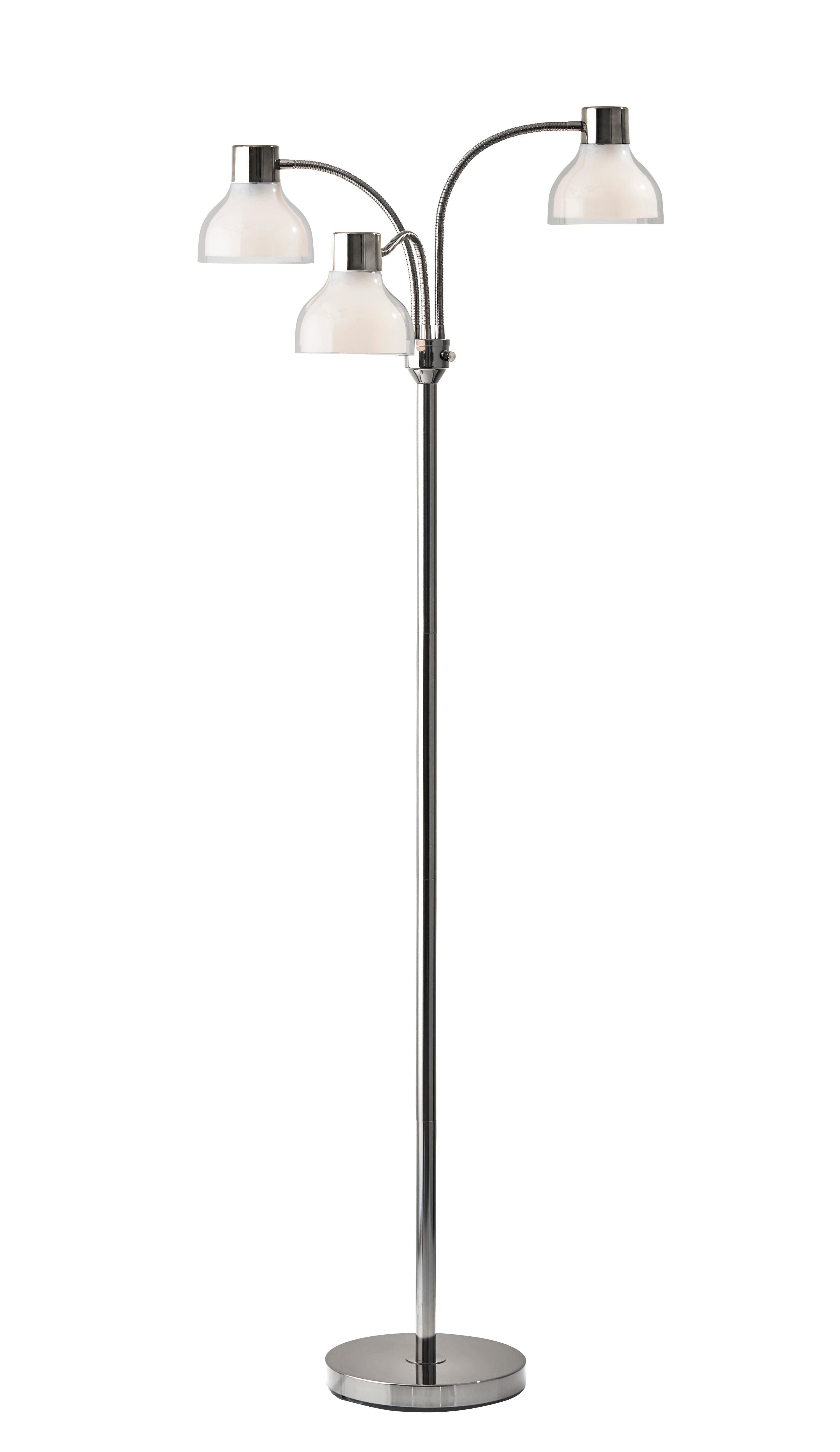 VIVIAN Floor lamp Nickel - 3566-09 | ADESSO