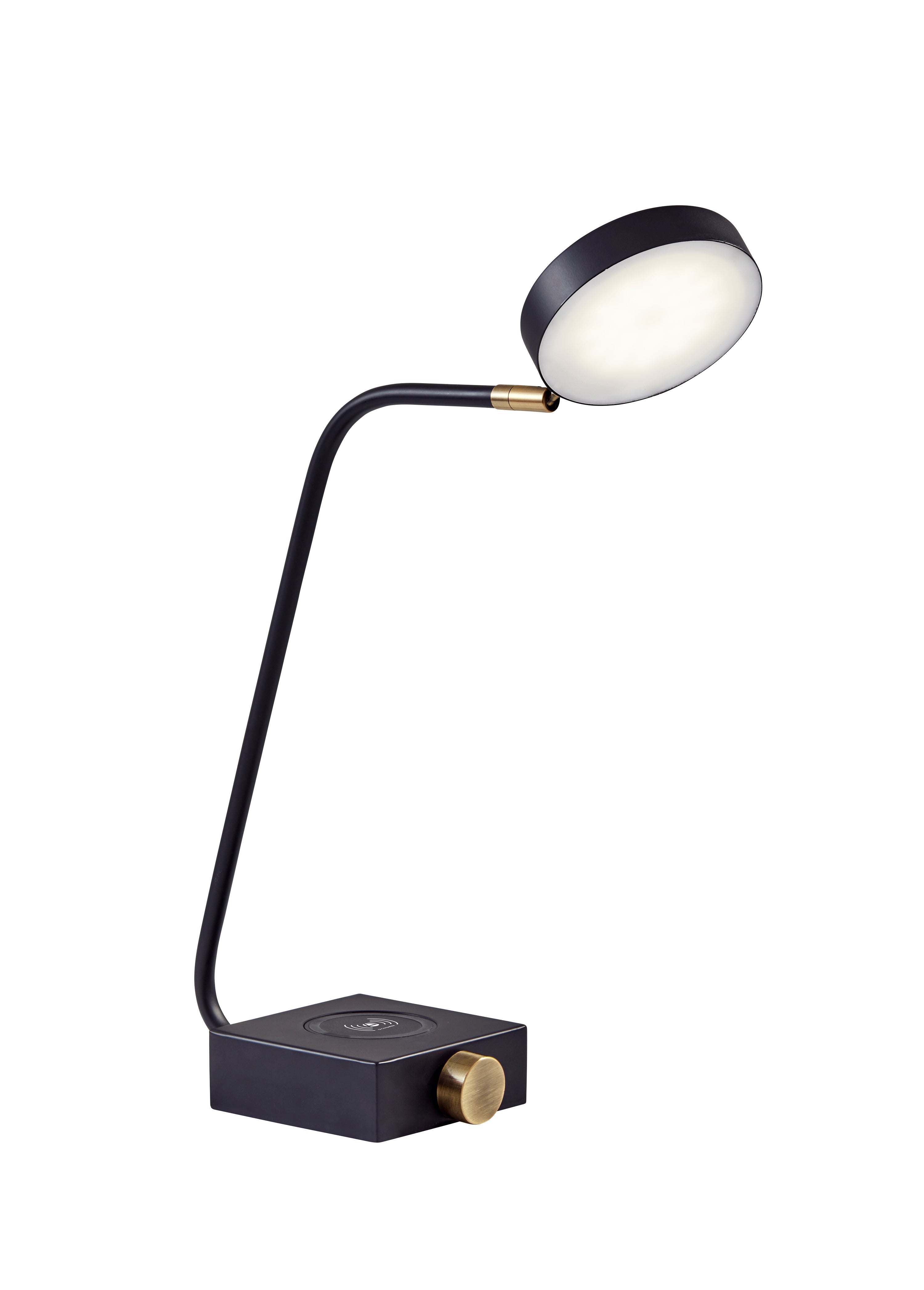 CALDER Lampe sur table Noir, Or DEL INTÉGRÉ - 3618-01 | ADESSO
