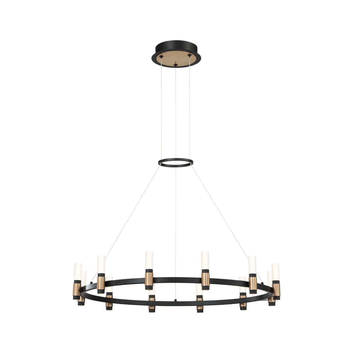 ALBANY Chandelier Black - 37043-018 | EUROFASE