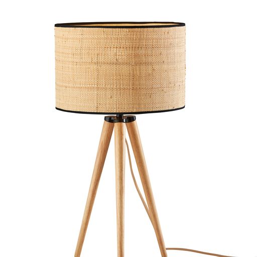 JACKSON Table lamp Wood, Black - 3768-12 | ADESSO