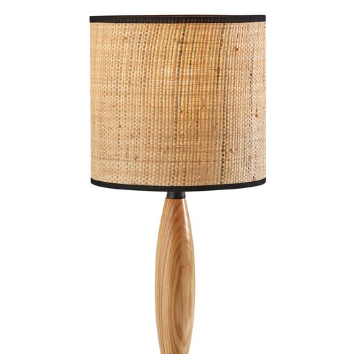 CAYMAN Table lamp Black, Wood - 3782-12 | ADESSO