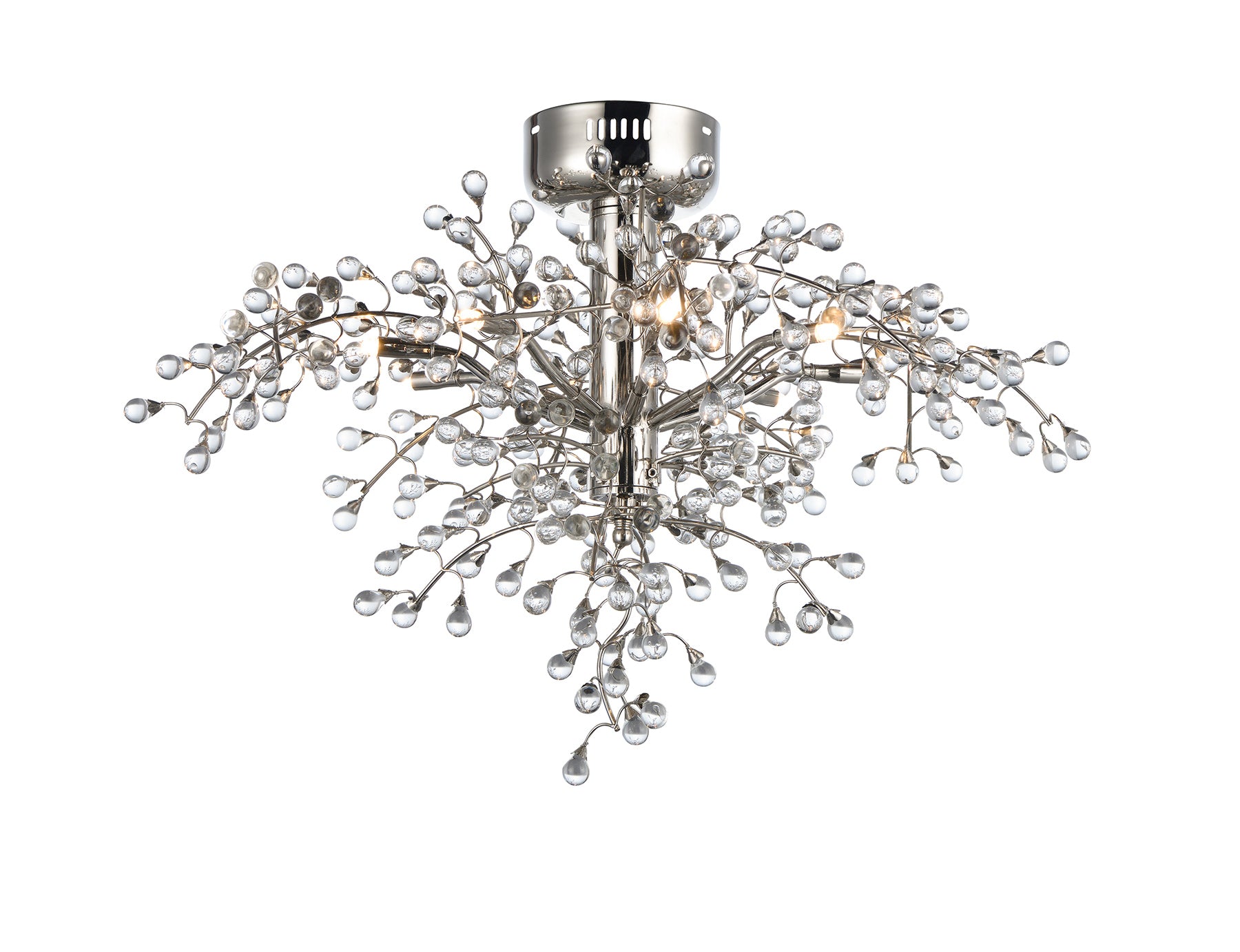 CLUSTER Semi plafonnier Nickel - 38502CLPN | MAXIM/ET2