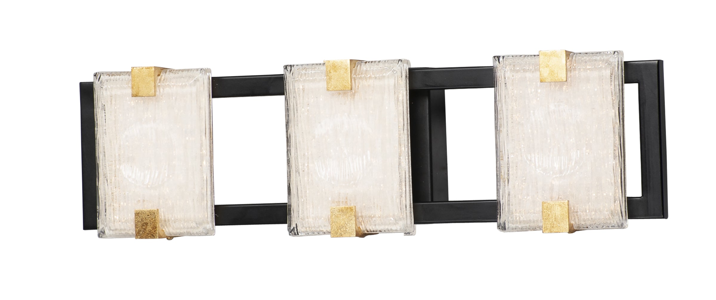 RADIANT Bathroom sconce Black, Gold INTEGRATED LED - 39532CYBKGL | MAXIM/ET2