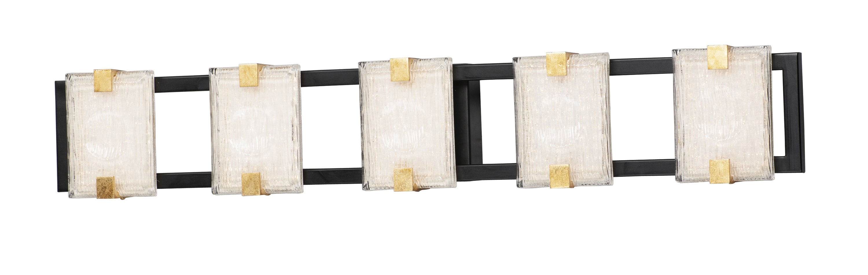 RADIANT Bathroom sconce Black, Gold INTEGRATED LED - 39533CYBKGL | MAXIM/ET2