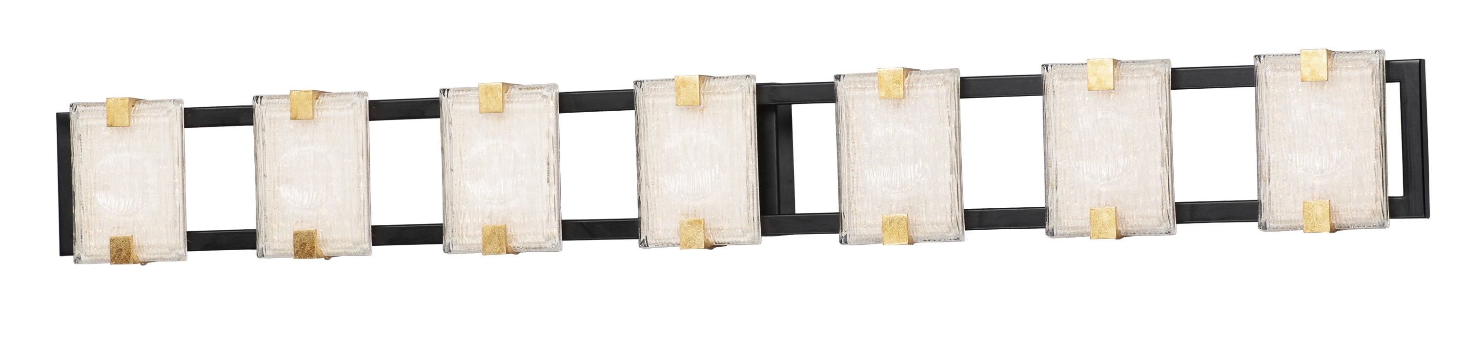 RADIANT Bathroom sconce Black, Gold INTEGRATED LED - 39534CYBKGL | MAXIM/ET2