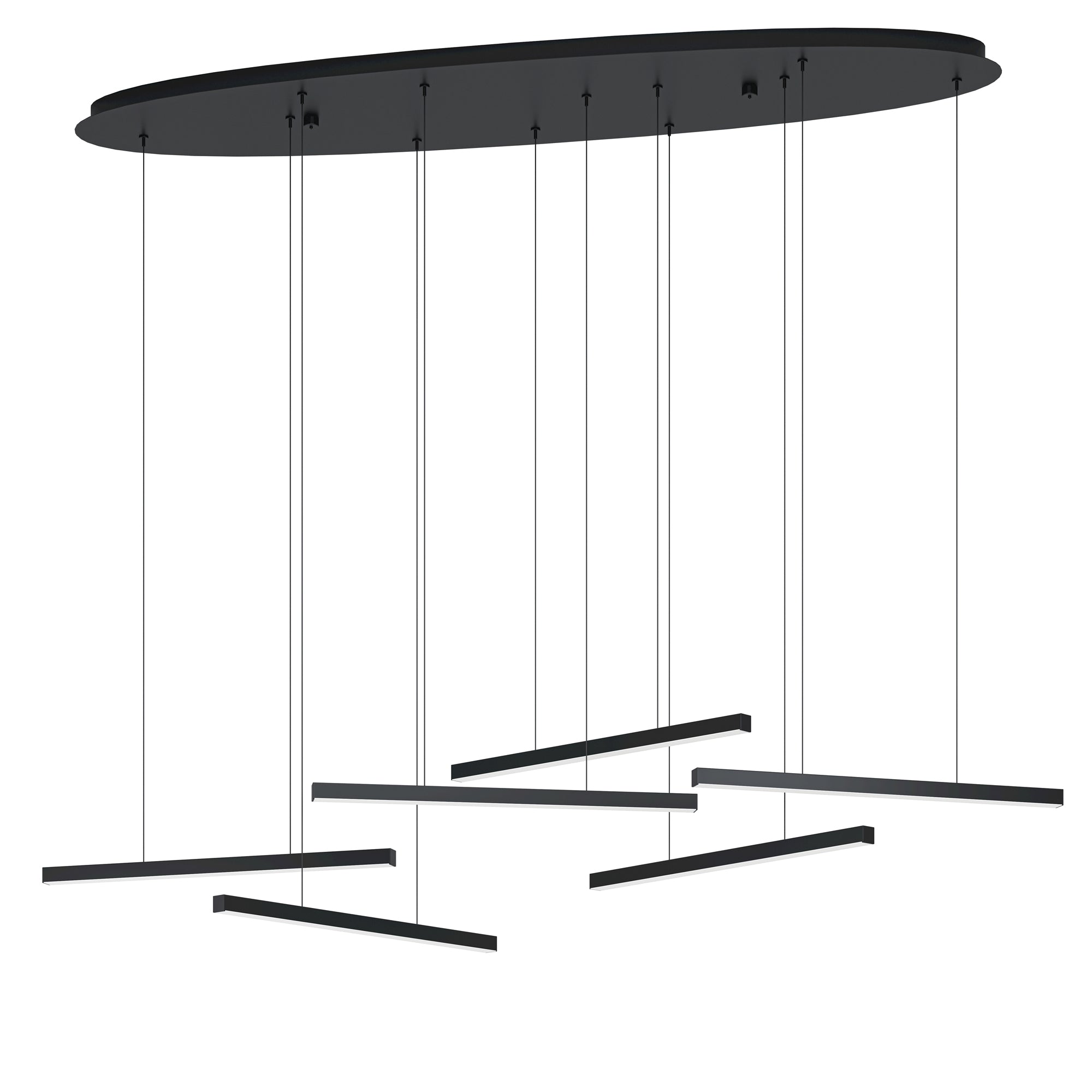 Lindoza Suspension Noir DEL INTÉGRÉ - 39915A | EGLO