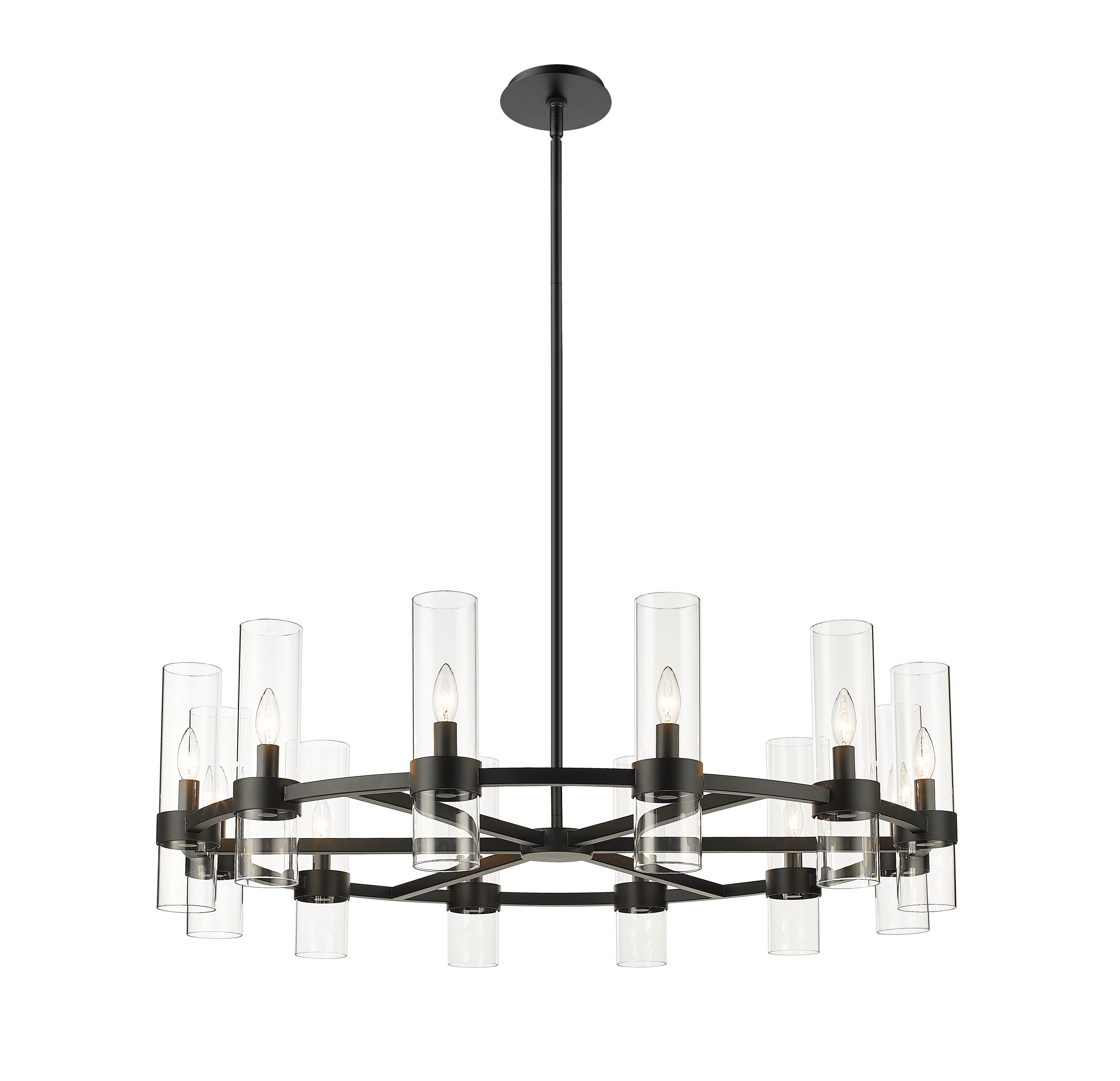 DATUS Chandelier Noir - 4008-12MB | Z-LITE