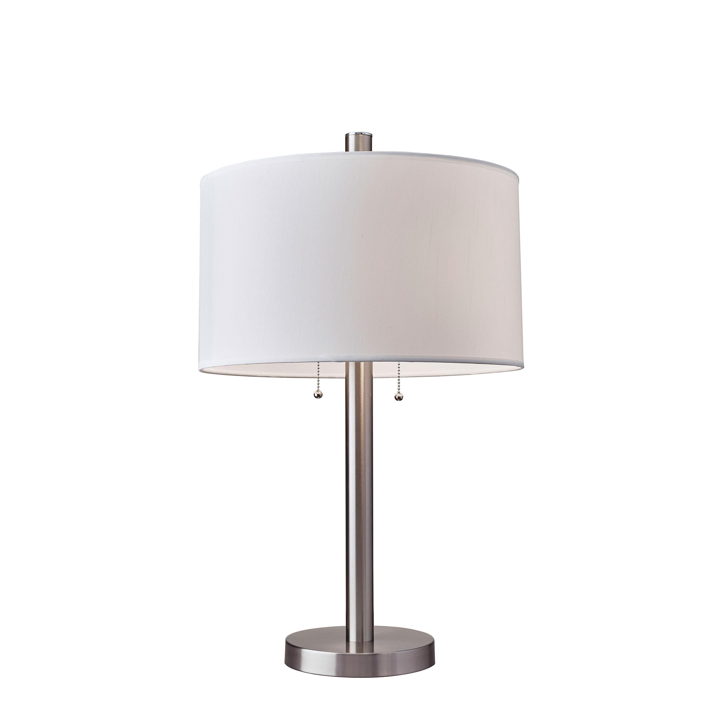 BOULEVARD Lampe sur table Nickel - 4066-22 | ADESSO