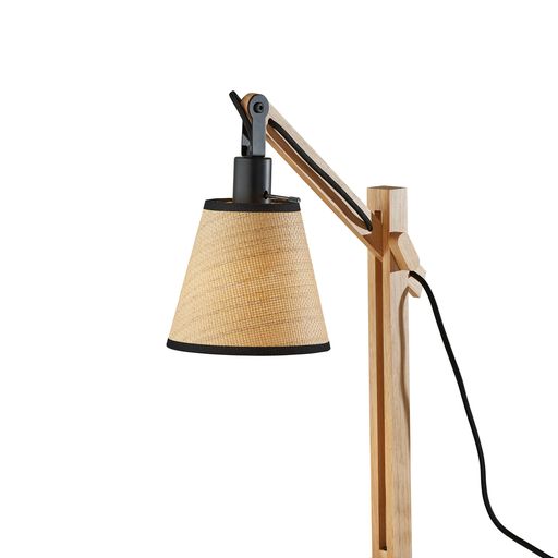WALDEN Lampe sur table Noir, Bois - 4088-18 | ADESSO