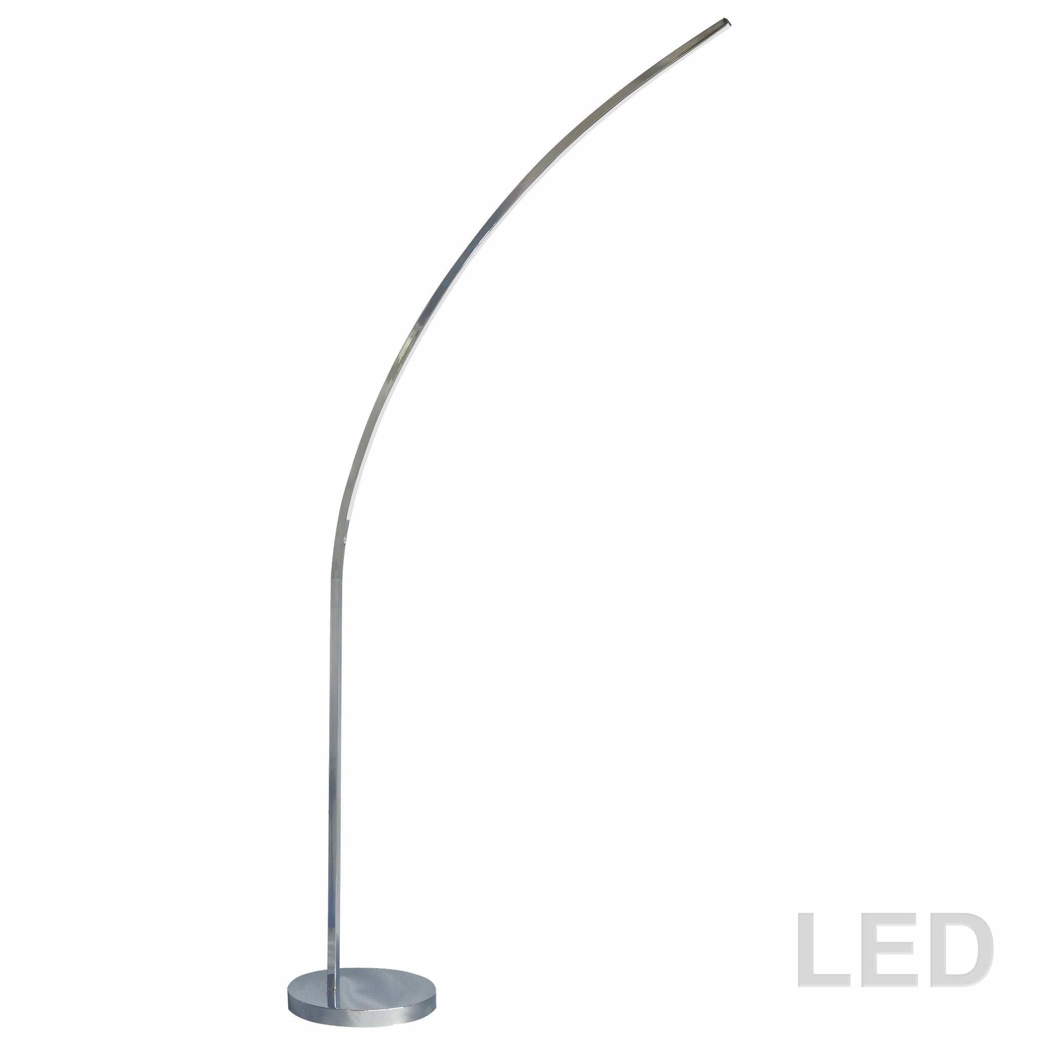 Floor lamp Chrome - 412LEDF-PC | DAINOLITE