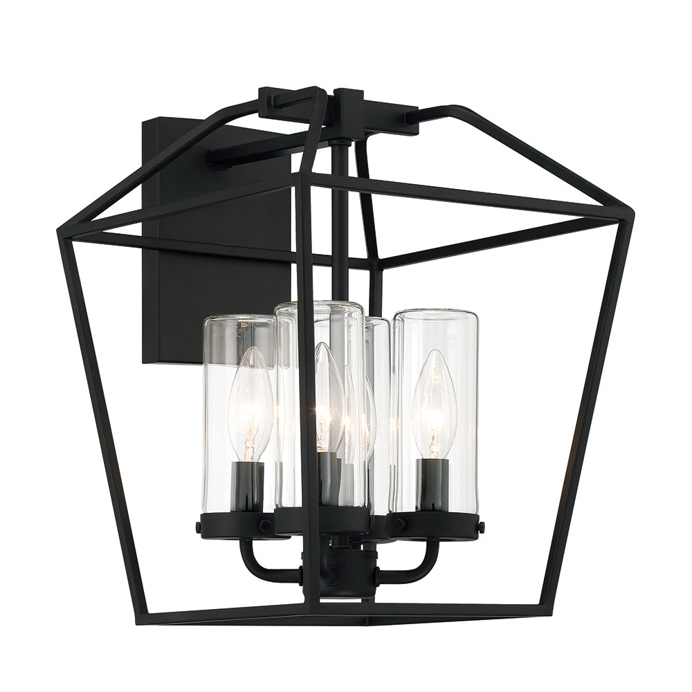 BASTILLE Outdoor wall sconce Black - 41958-018 | EUROFASE
