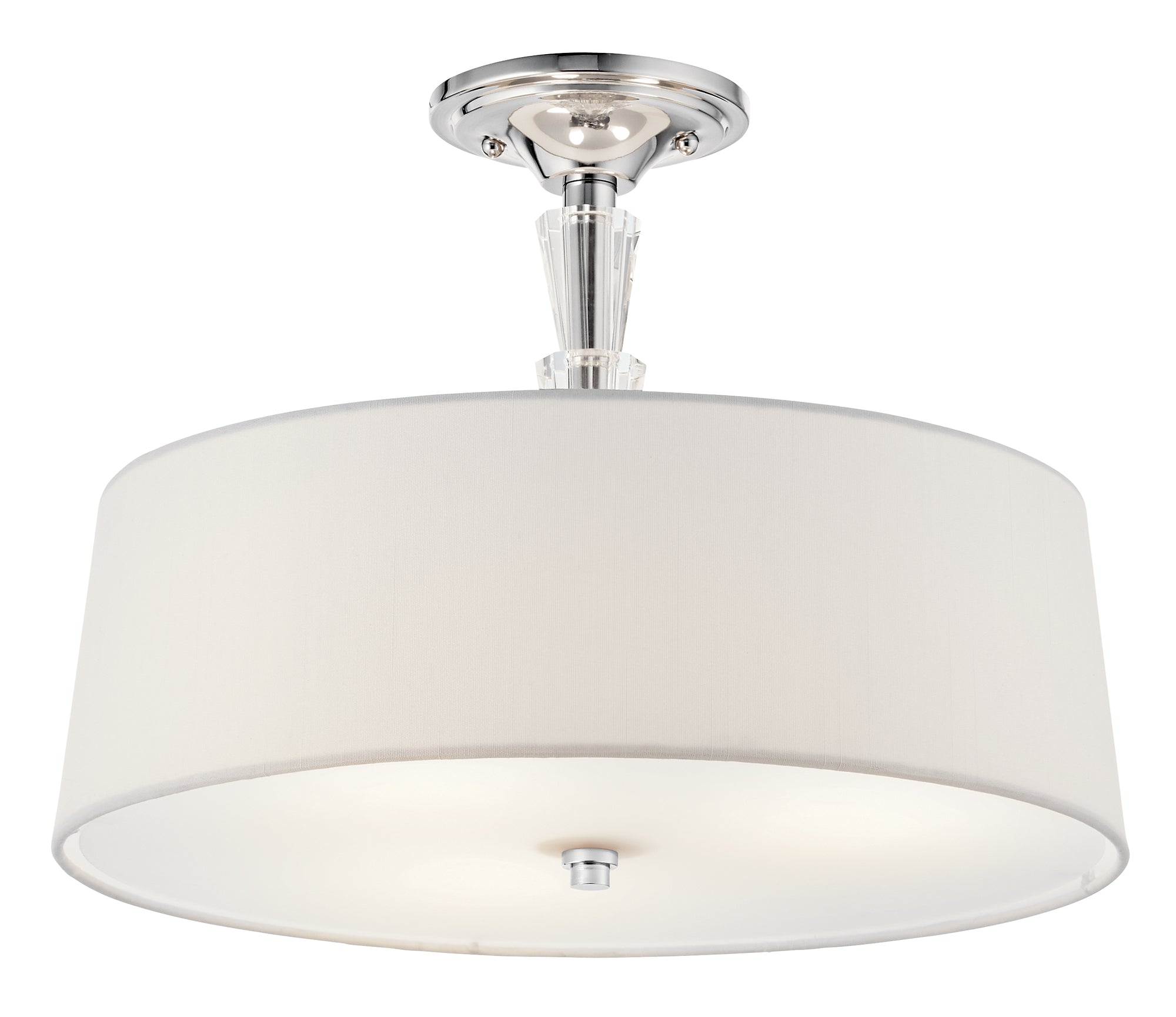 CRYSTAL-PERSUASION Semi plafonnier Chrome - 42035CH | KICHLER