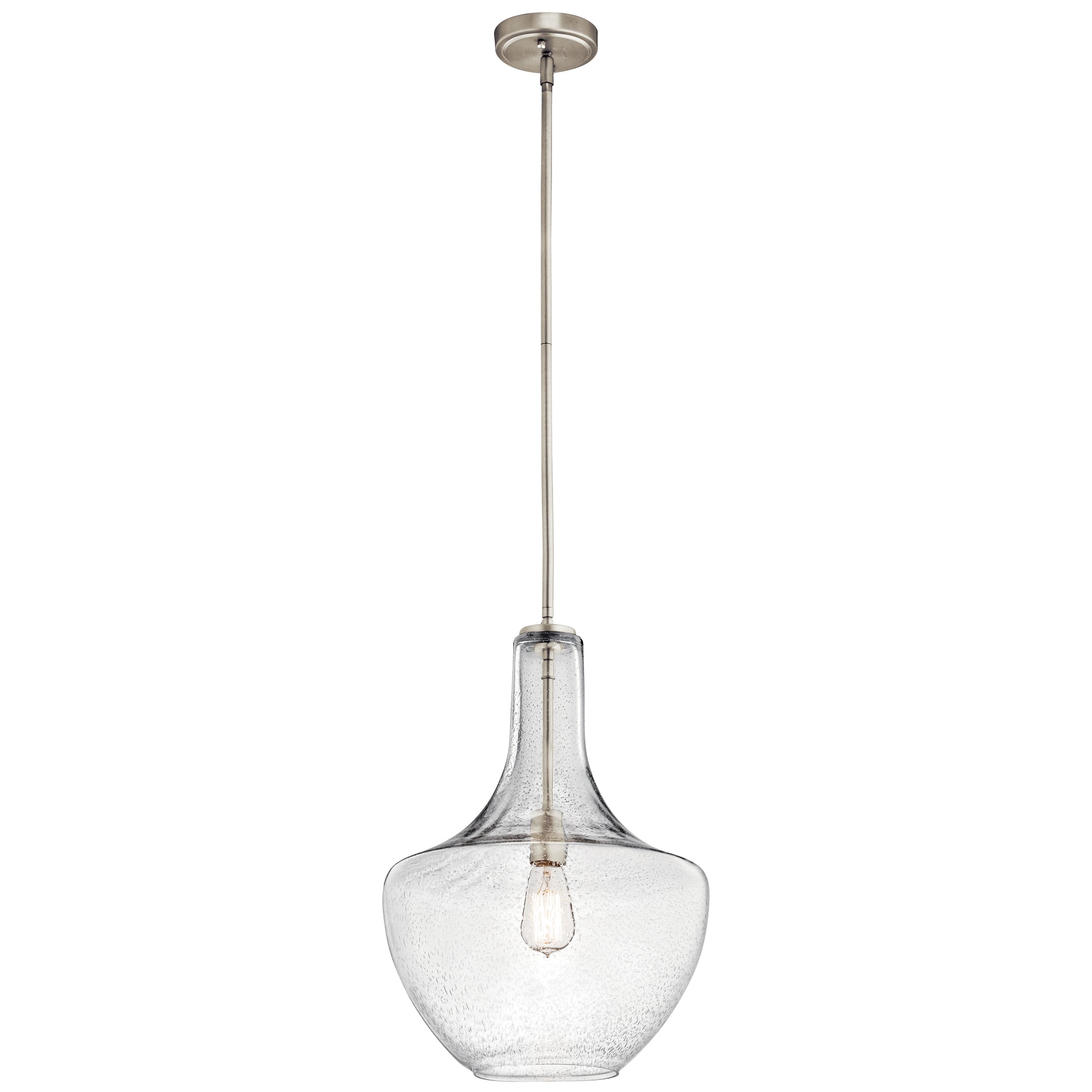 EVERLY Suspension simple Nickel - 42046NICS | KICHLER