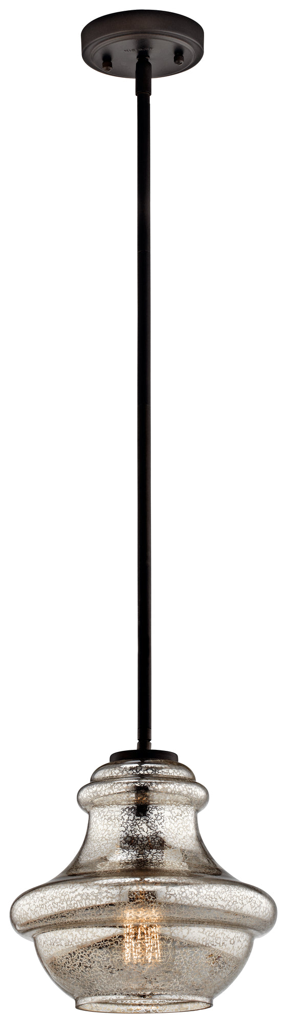 EVERLY Suspension simple Bronze - 42167OZMER | KICHLER