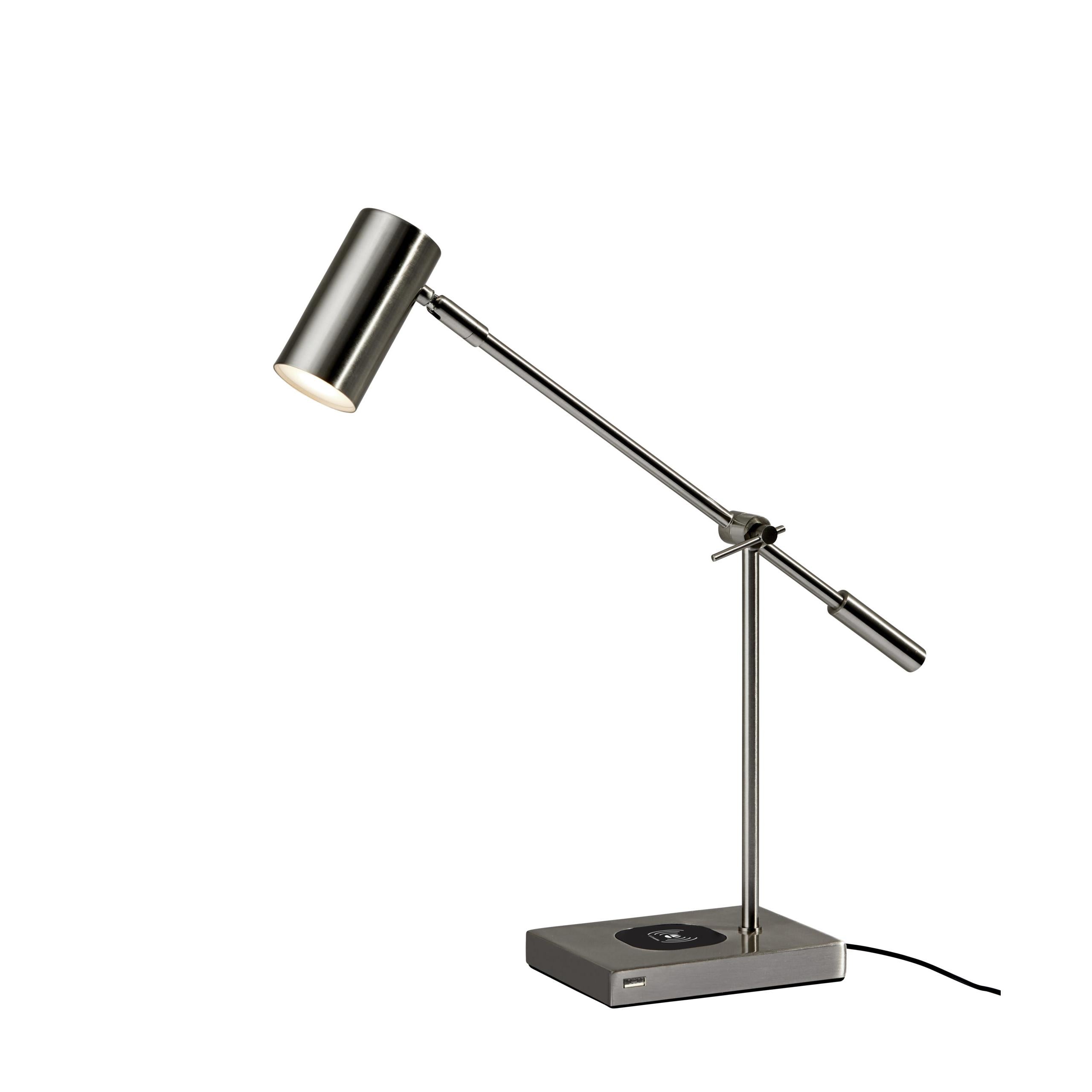 COLLETTE Lampe sur table Nickel DEL INTÉGRÉ - 4217-22 | ADESSO