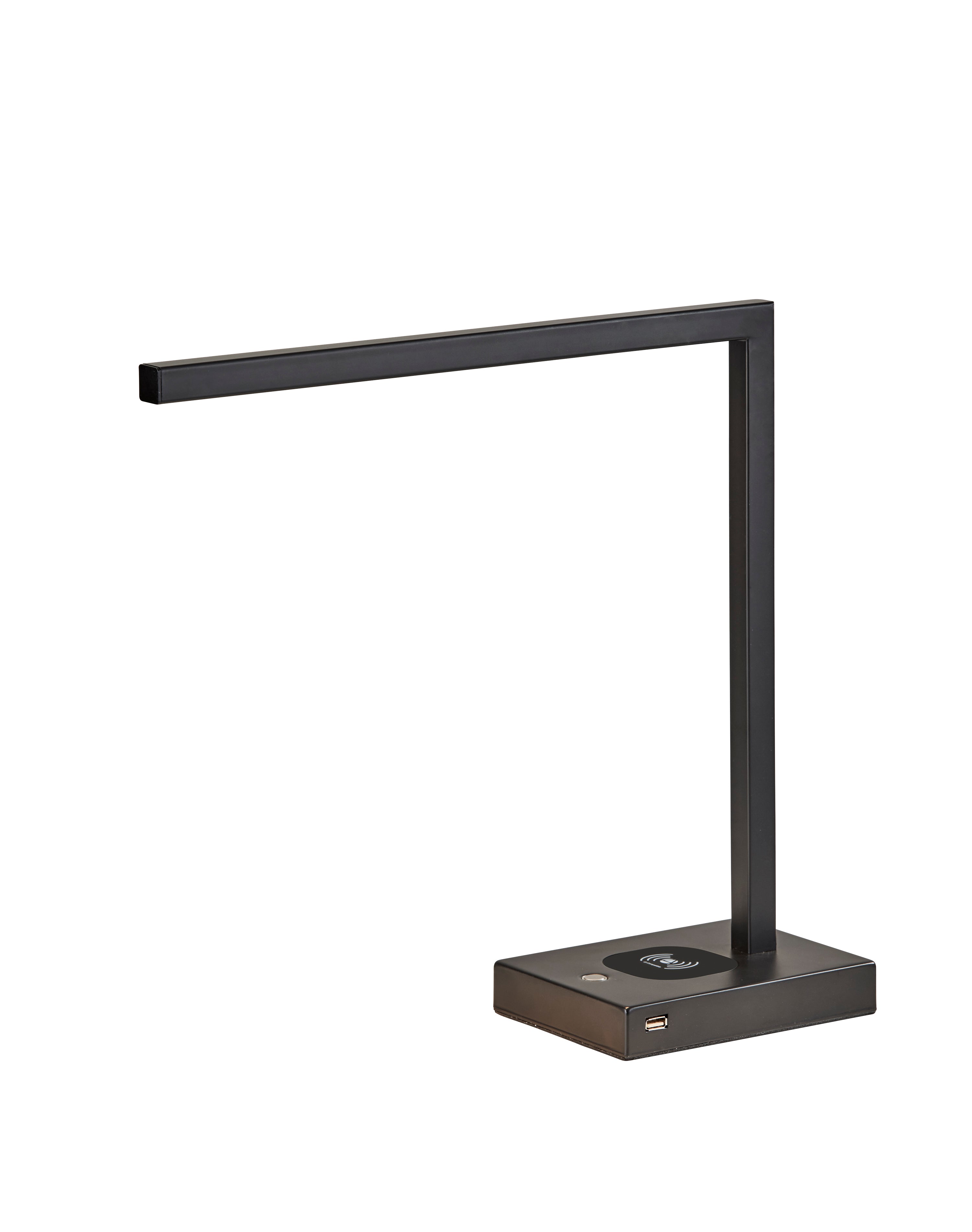AIDAN Lampe sur table Noir DEL INTÉGRÉ - 4220-01 | ADESSO
