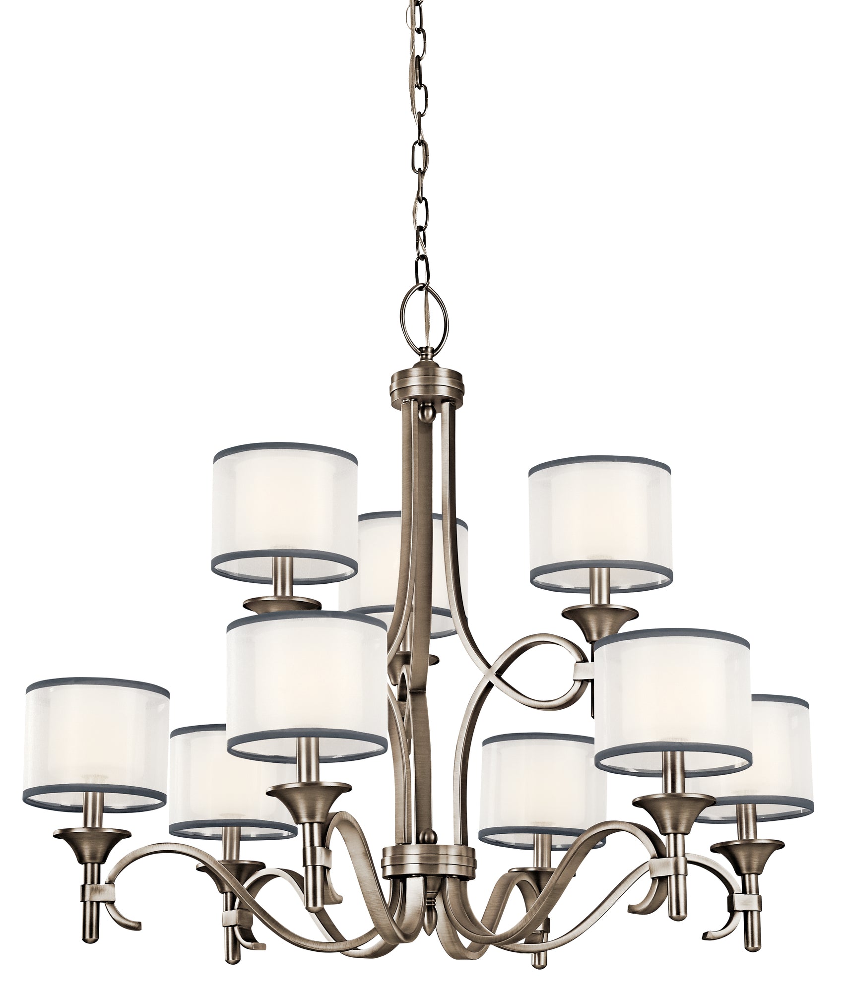 LACEY Chandelier Gris - 42382AP | KICHLER