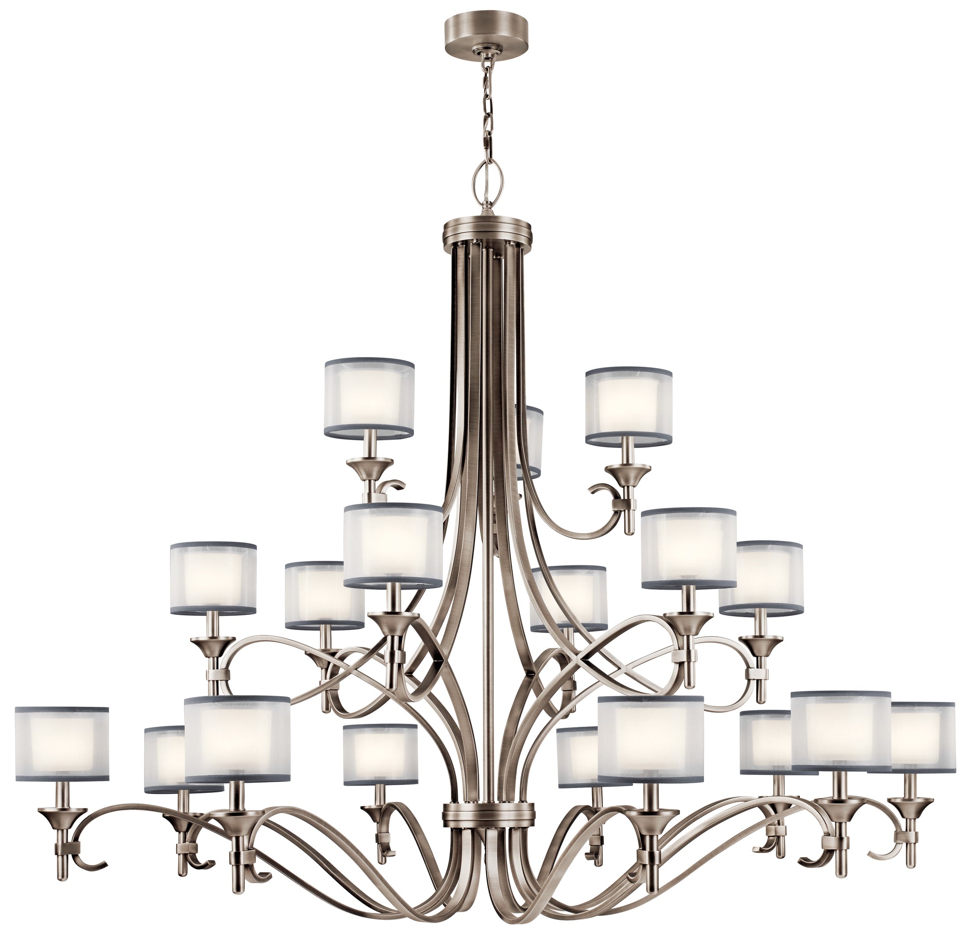 LACEY Chandelier Gris - 42396AP | KICHLER
