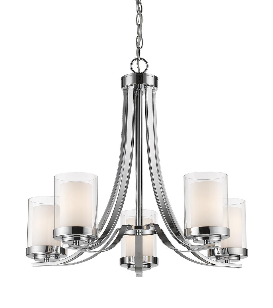 WILLOW Chandelier Chrome - 426-5-CH | Z-LITE