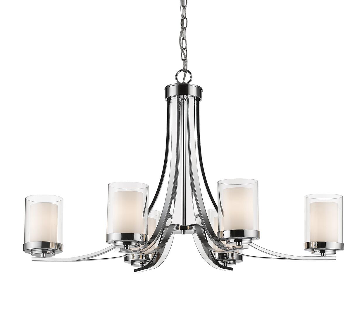 WILLOW Chandelier Chrome - 426-6-CH | Z-LITE