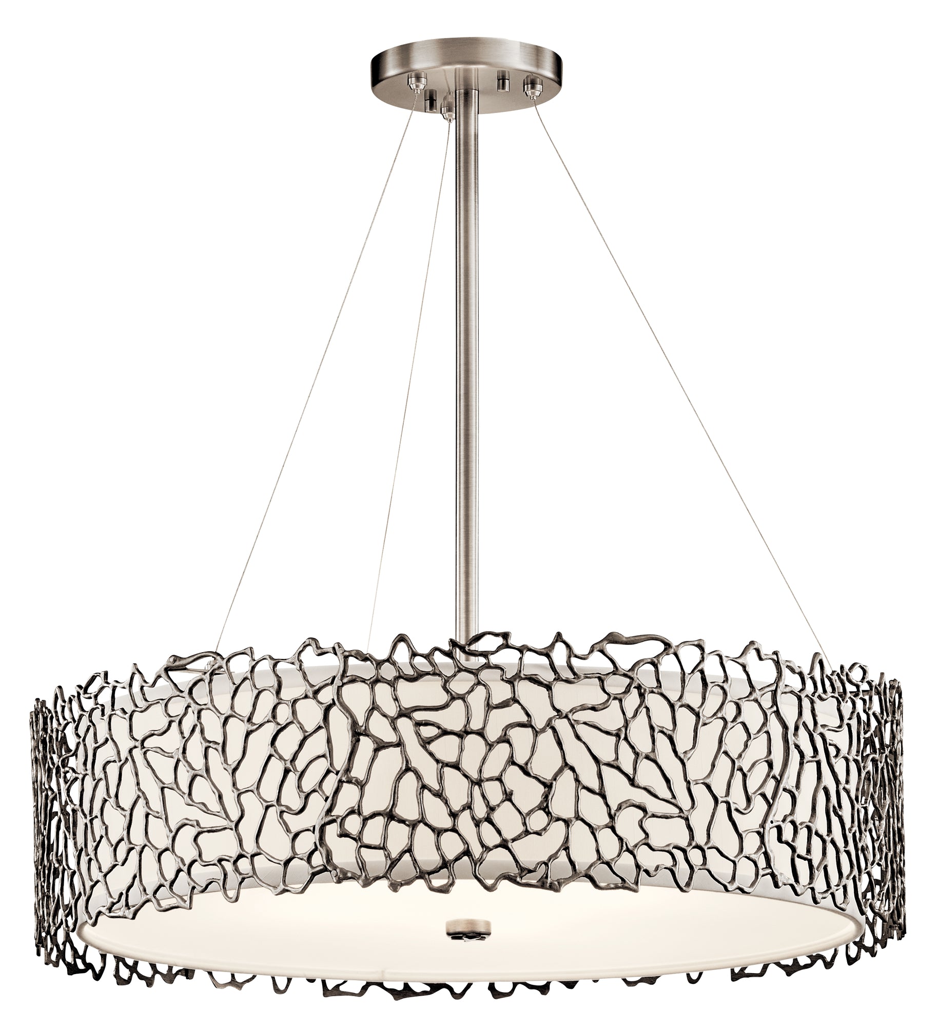 SILVER-CORAL Suspension Gris - 43347CLP | KICHLER