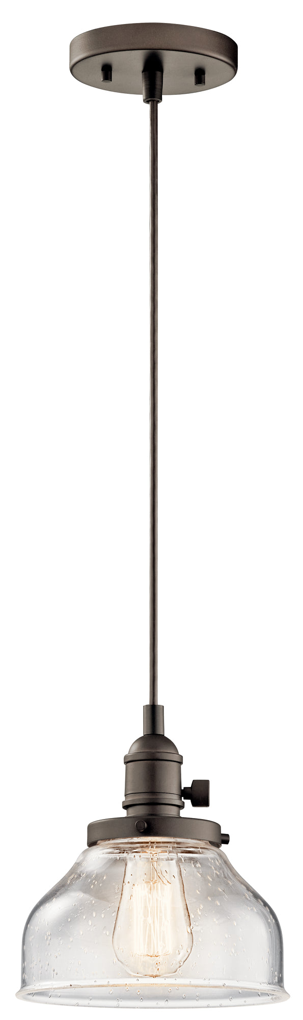 AVERY Suspension simple Bronze - 43850OZ | KICHLER