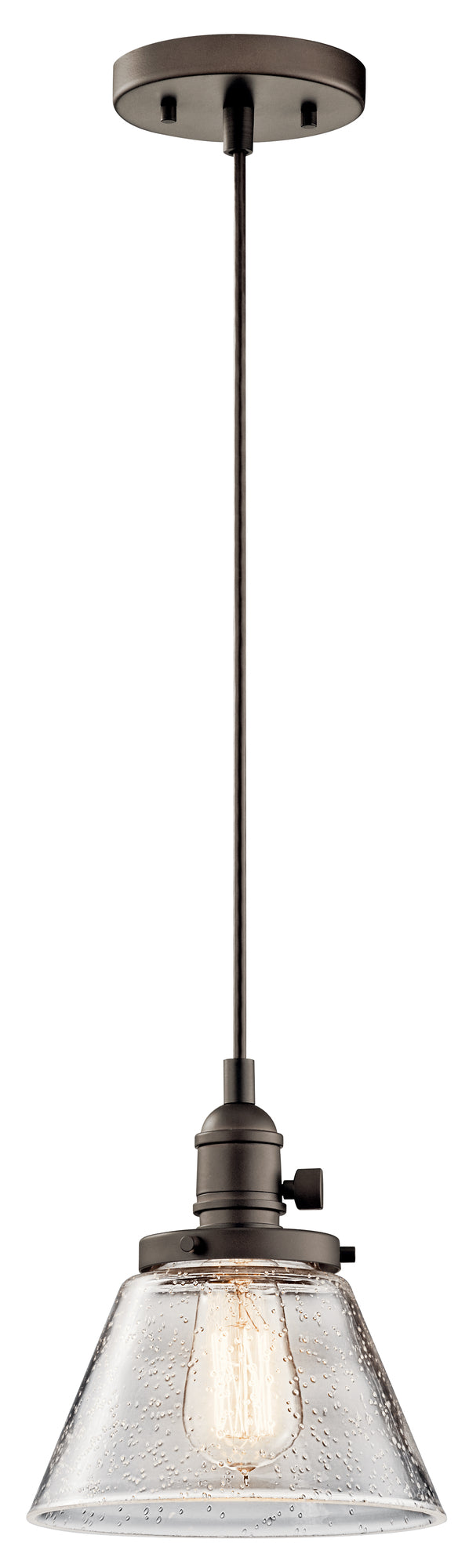 AVERY Suspension simple Bronze - 43851OZ | KICHLER