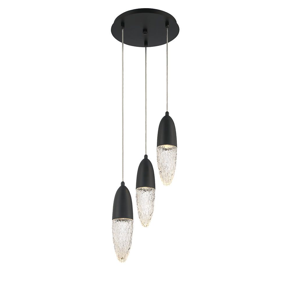 ECROU Chandelier Black - 43858-022 | EUROFASE
