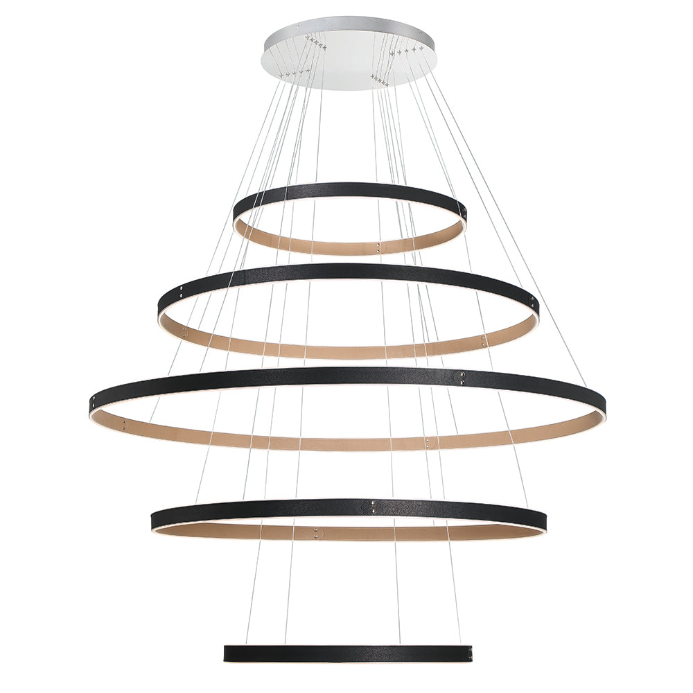 VERDURA Chandelier Black - 43901-012 INTEGRATED LED | EUROFASE
