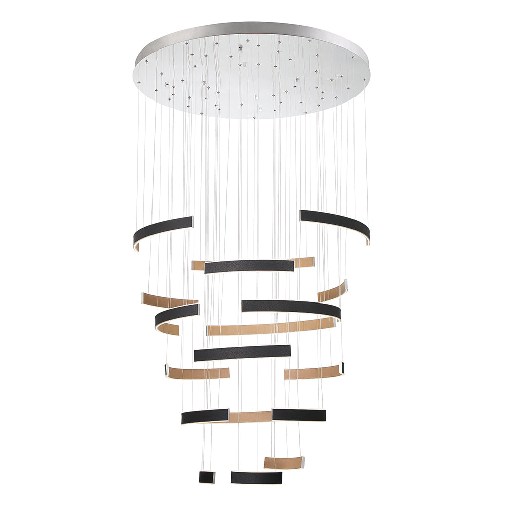 VERDURA Chandelier Black - 43902-019 INTEGRATED LED | EUROFASE