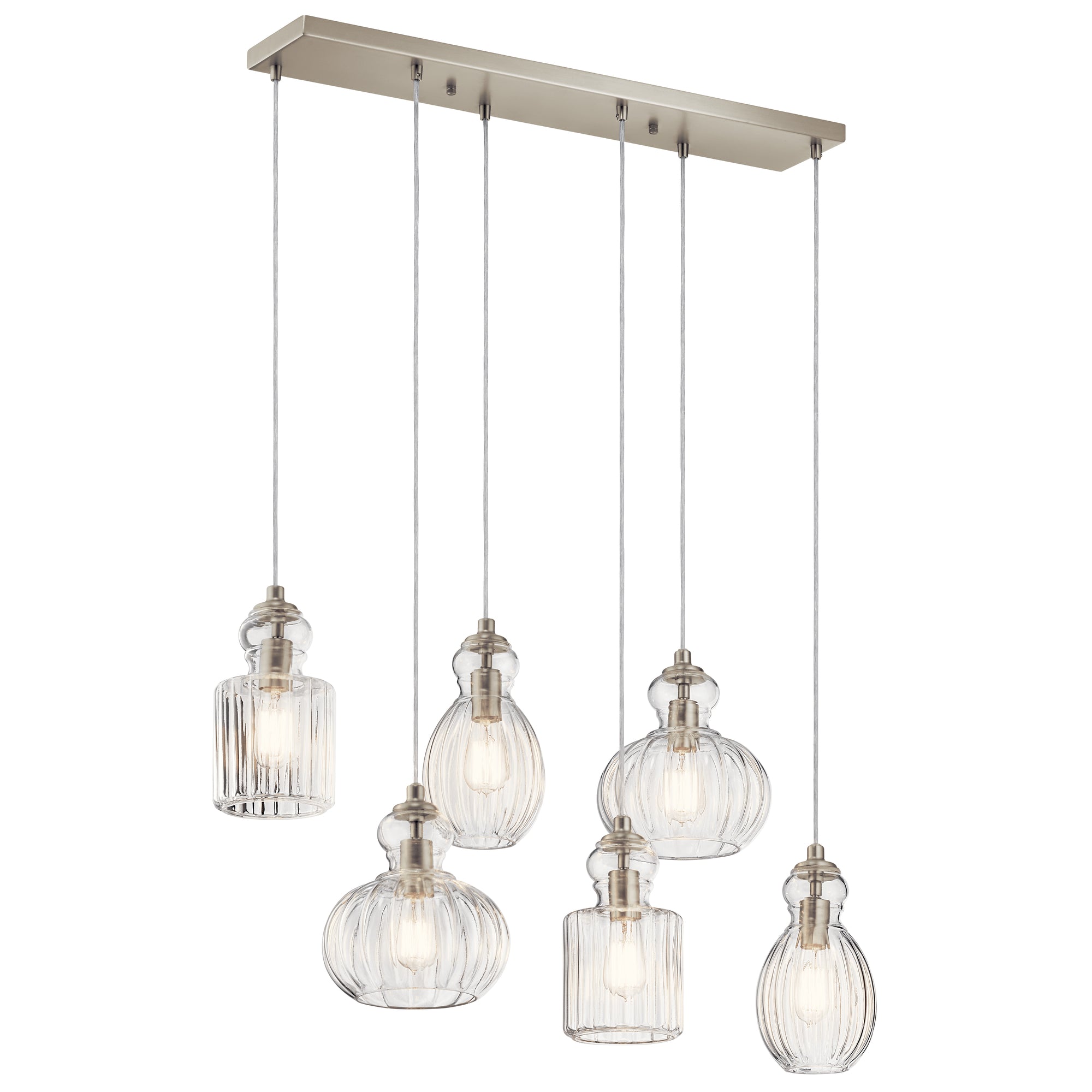 RIVIERA Suspension Nickel - 43950NI | KICHLER