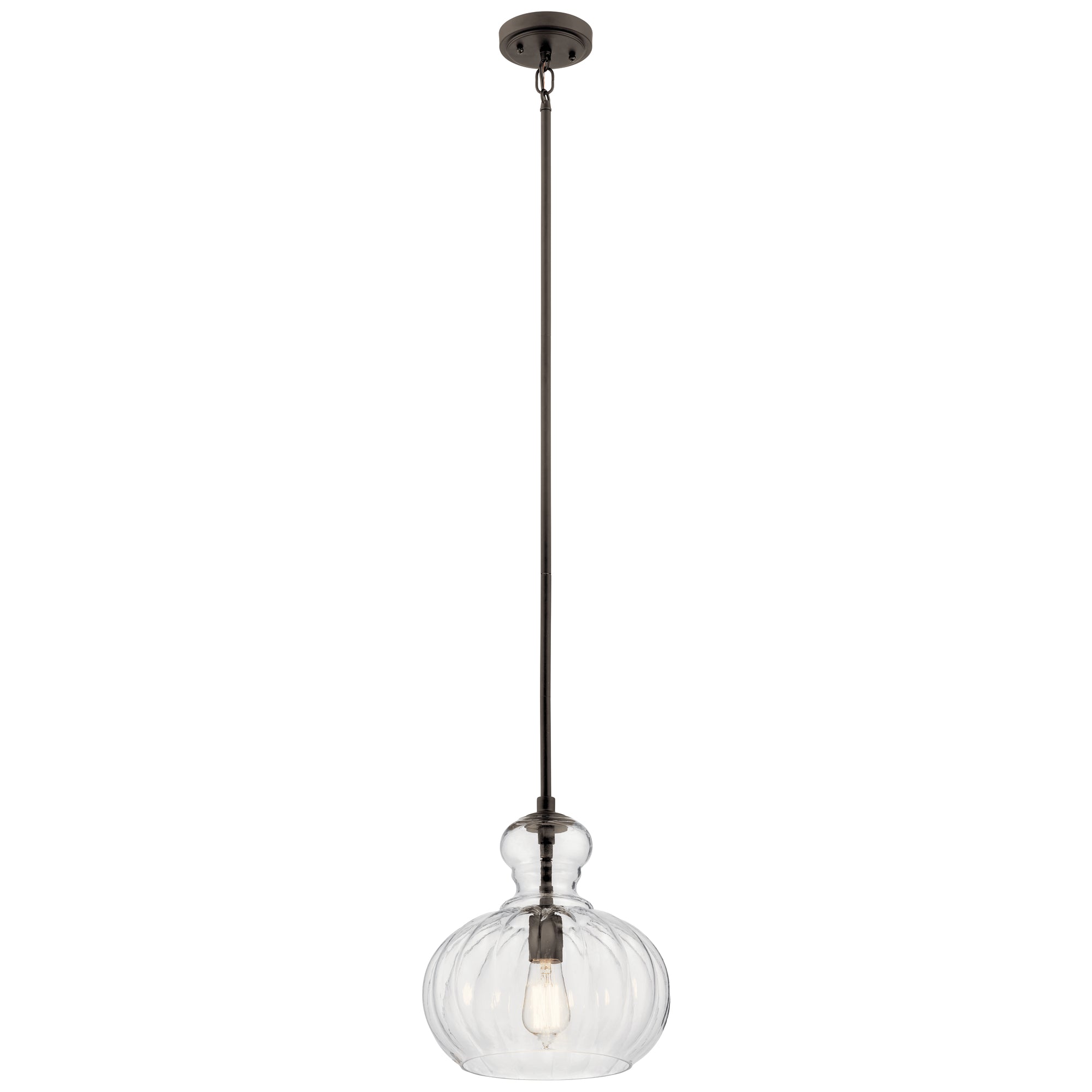 RIVIERA Suspension simple Bronze - 43955OZ | KICHLER