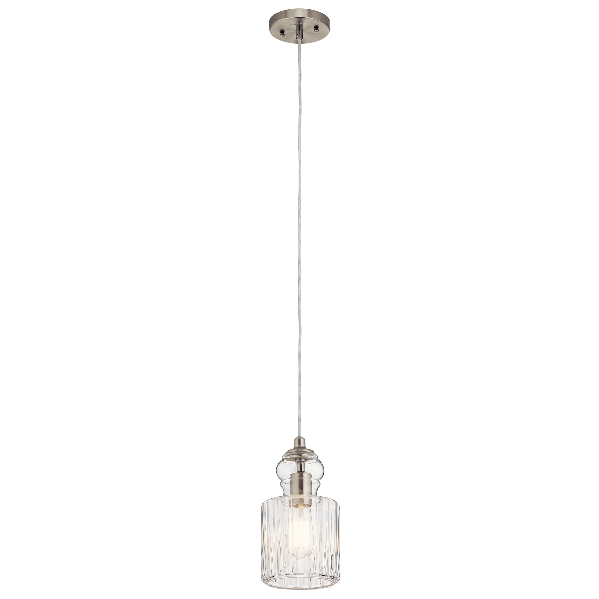 RIVIERA Suspension simple Nickel - 43957NI | KICHLER