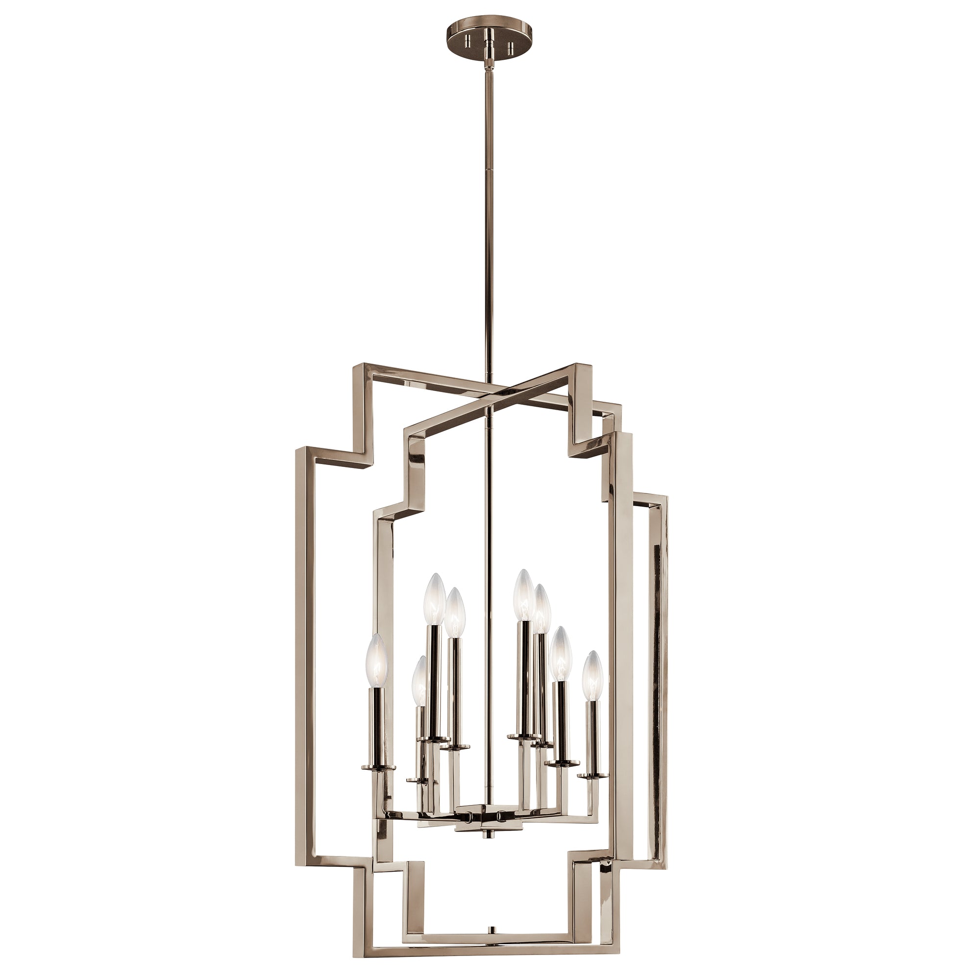 DOWNTOWN DECO Chandelier Nickel - 43966PN | KICHLER
