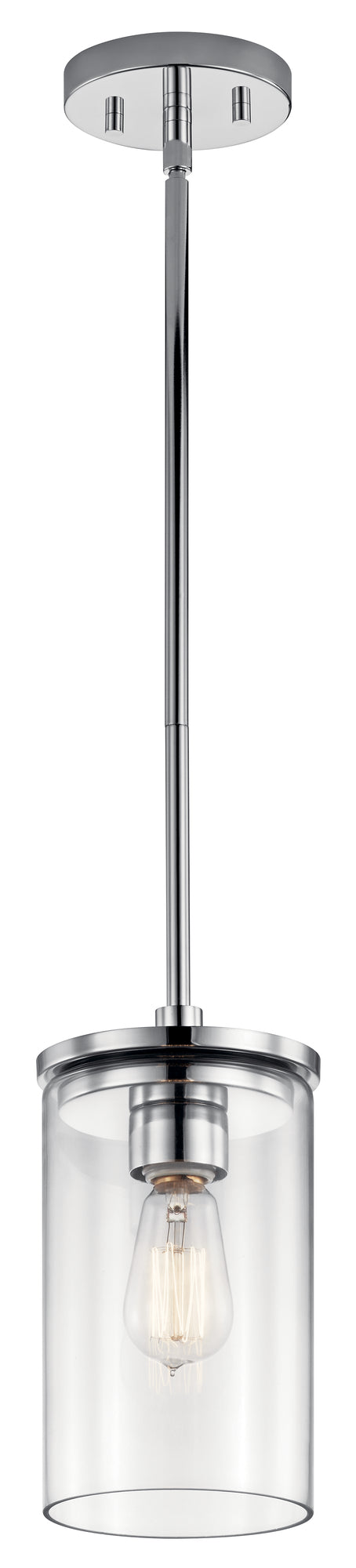 CROSBY Pendant Chrome - 43996CH | KICHLER