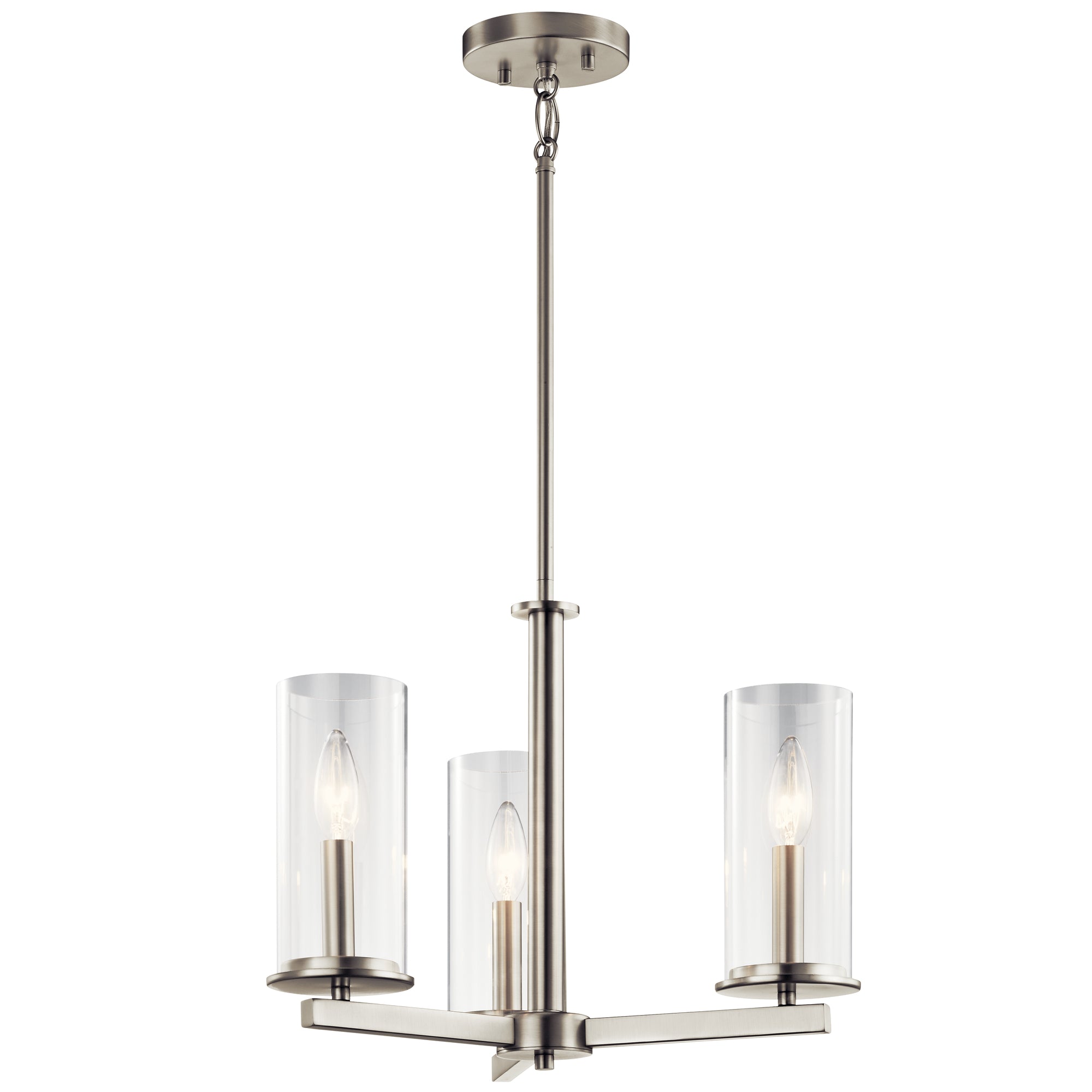 CROSBY Semi-Flush mount Nickel - 43997NI | KICHLER