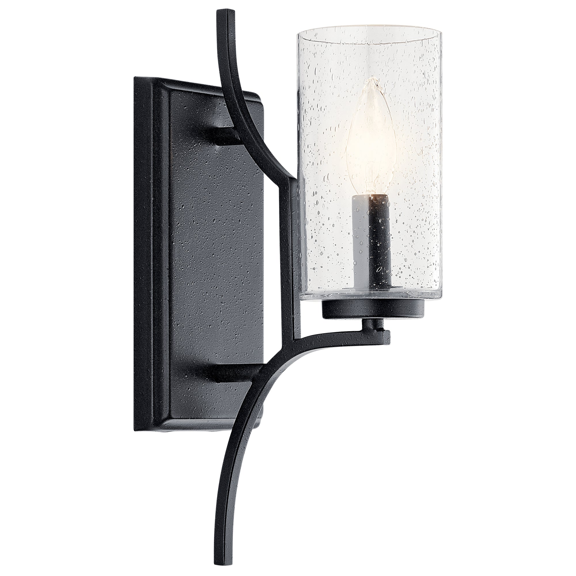 VARA Sconce Black - 44070DBK | KICHLER
