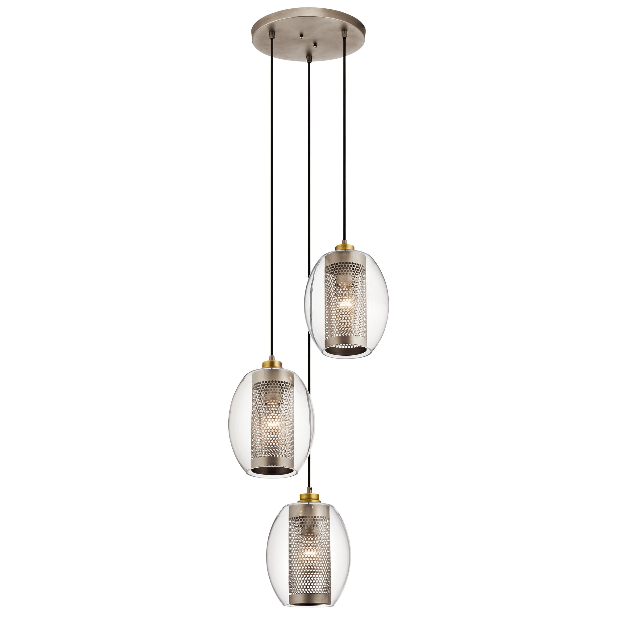 ASHER Suspension Gris - 44103AP | KICHLER