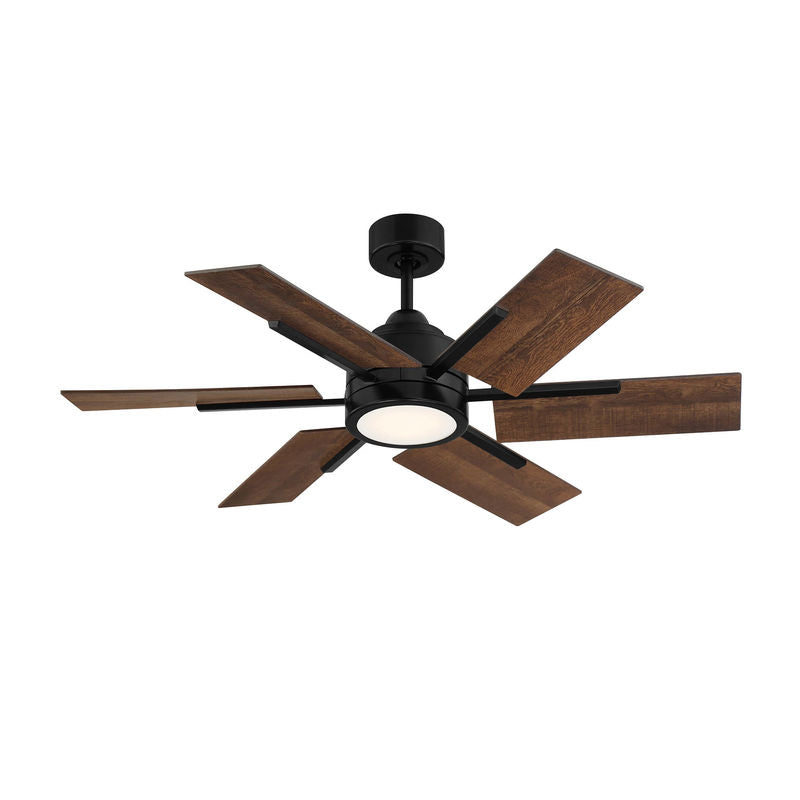 FARMHOUSE II Ceiling fan Black INTEGRATED LED - 44-770-6AO-89 | SAVOYS