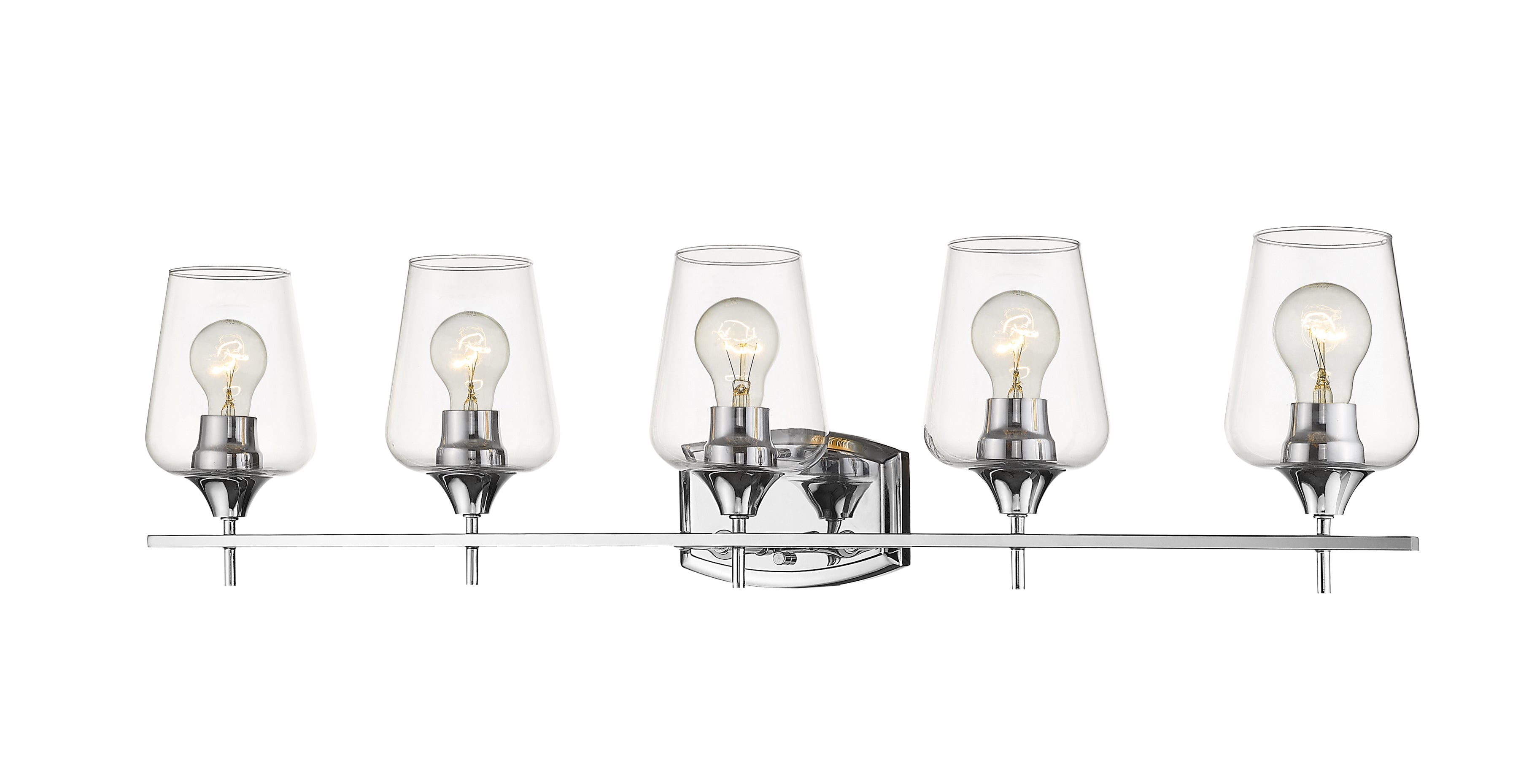 JOLIET Murale salle de bain Chrome - 473-5V-CH | Z-LITE